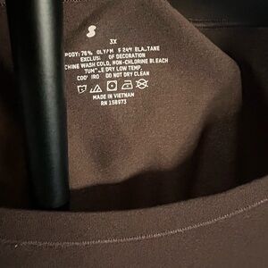 SKIMS FIT EVERYBODY T SHIRT IN COCOA PLUS SIZE 3X